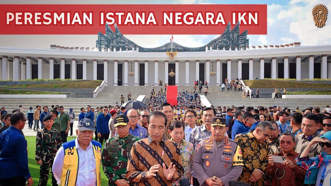 Ribuan Orang Hadir di Peresmian Istana Negara IKN