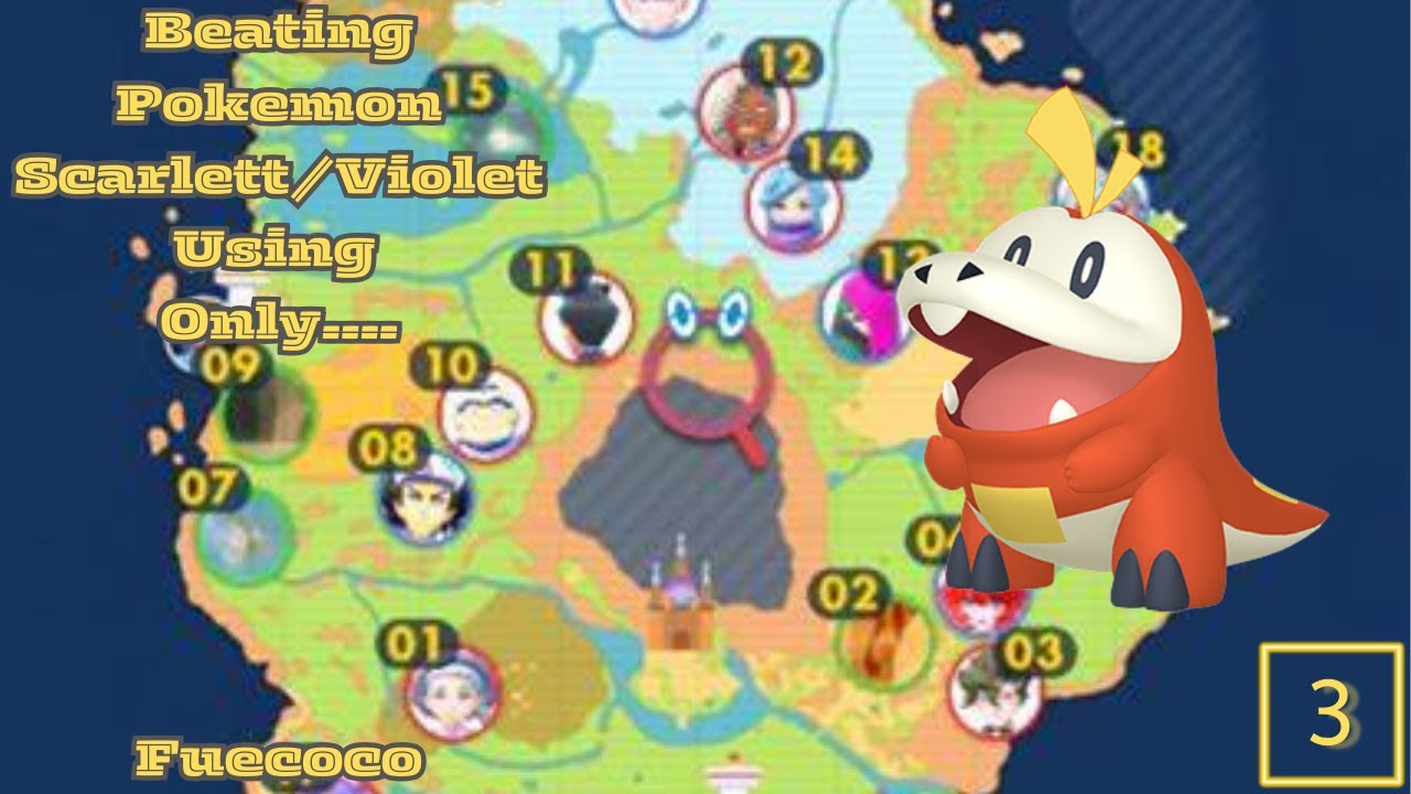 Pokemon Violet Fuecoco solo run
