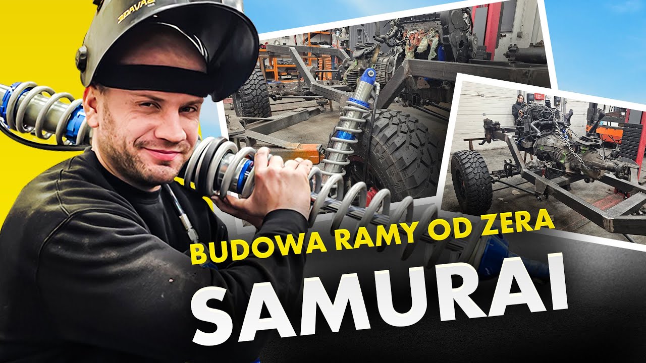 3# Samurai: Teren&oacute;wka DIY- Budowa Ramy, Zawieszenia 4-Link, Customowych Wahaczy - Krok po Kroku!