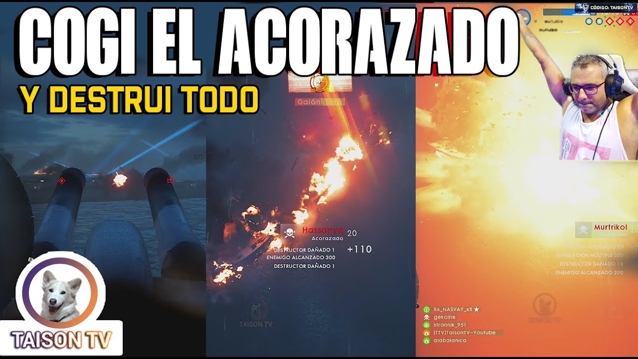 Cogi el Acorazado, y Hundí toda la Flota Enemiga 3 Veces - Mi Mejor Batalla Naval Battlefield 1