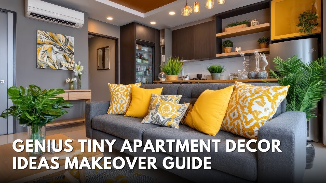 Genius Tiny Apartment Decor Ideas to Transform Your Space : The Ultimate Small Space Makeover Guide