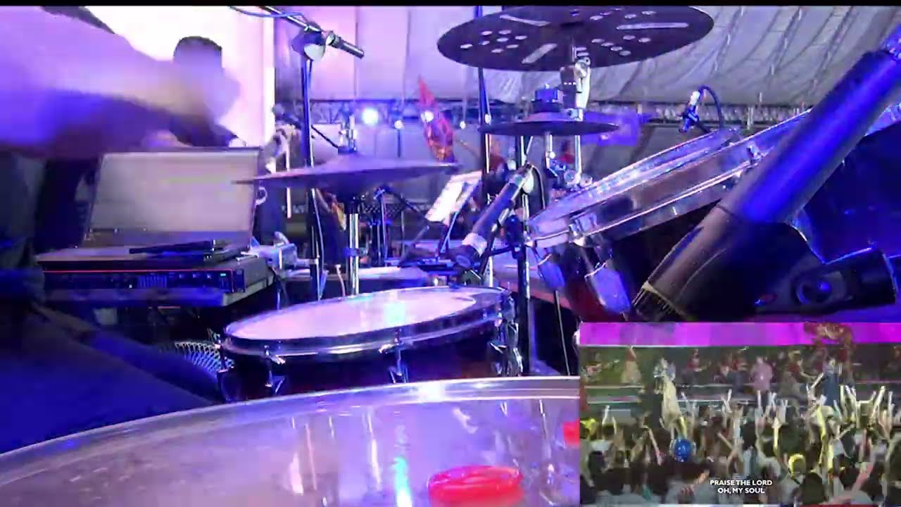 Opening | Praise + Great God + All Things Are Possible | drum cam | Jesus Reigns Celebration 2024