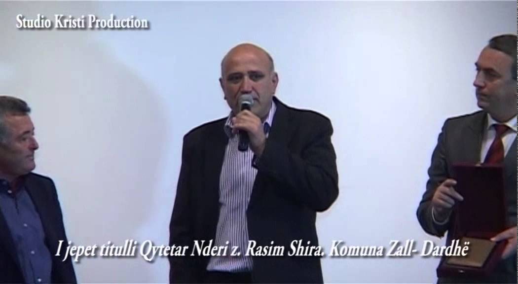 Rasim Shira i jepet Titulli Qytetar Nderi Komuna Zall Dardhë Dibër 2015