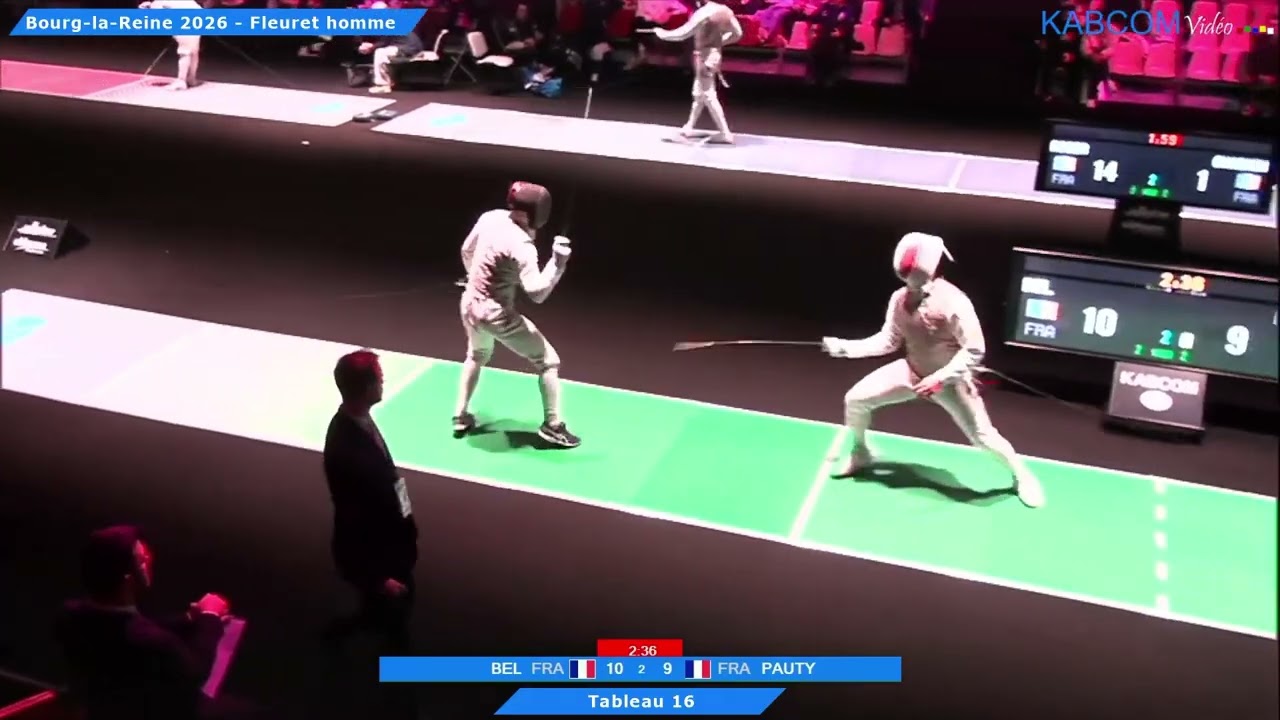 Hauts-de-Seine French Cup 2026 SMF - L16 - Romain Bel FRA v Maxime Pauty FRA