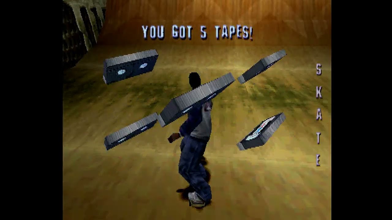 PS1 Longplay - Tony Hawk's Pro Skater | Played as Kareem Campbell - 100% All Tapes and Gold Medals