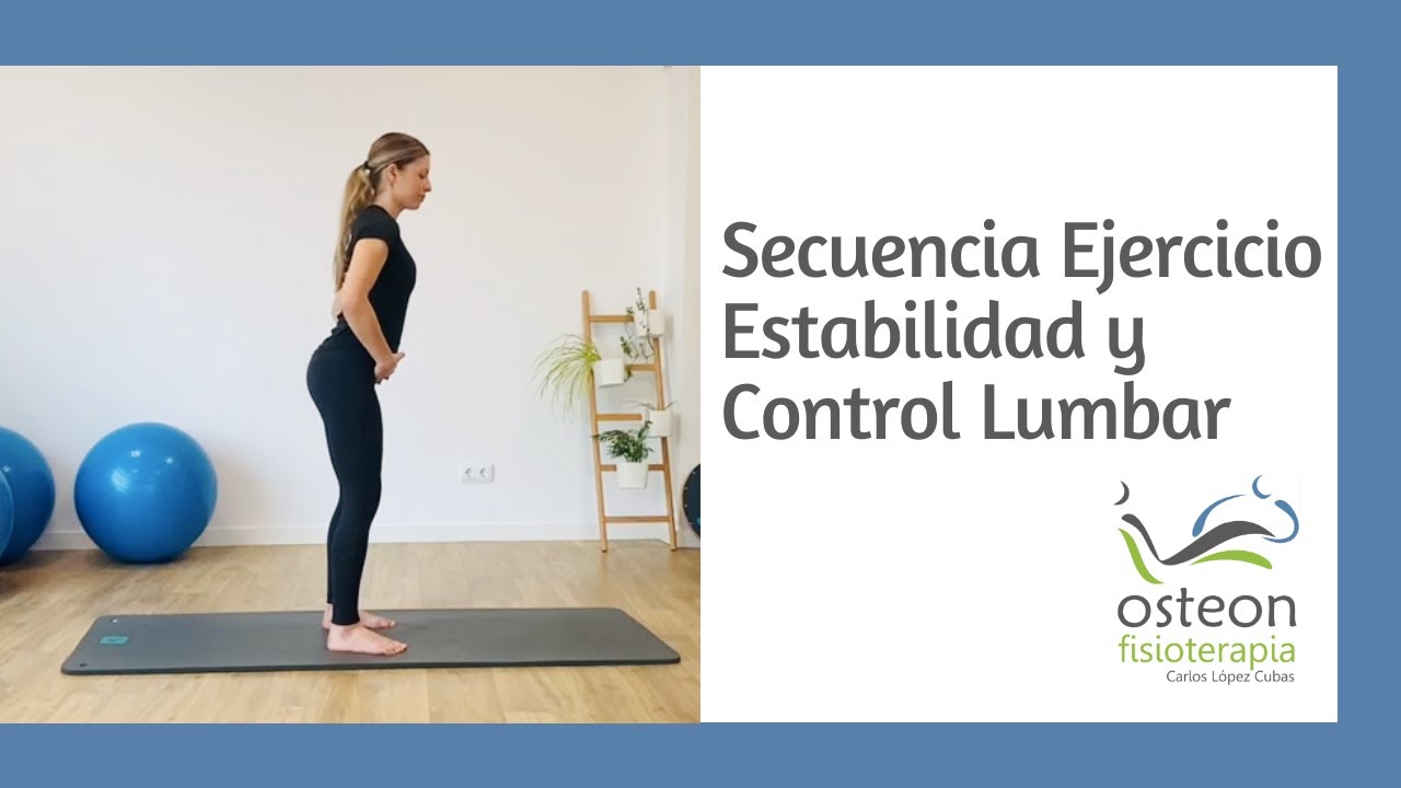 ▶️ SECUENCIA EJERCICIO TERAPÉUTICO | ESTABILIDAD Y CONTROL LUMBAR | FISIOTERAPIA  👉
