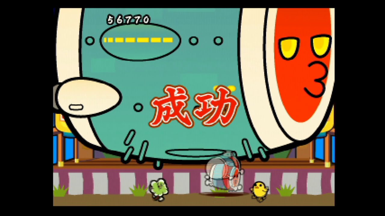 【PS2】 太鼓の達人 ドキッ!新曲だらけの春祭り　ミニゲーム【ギャラドン】7周目ステージ5まで