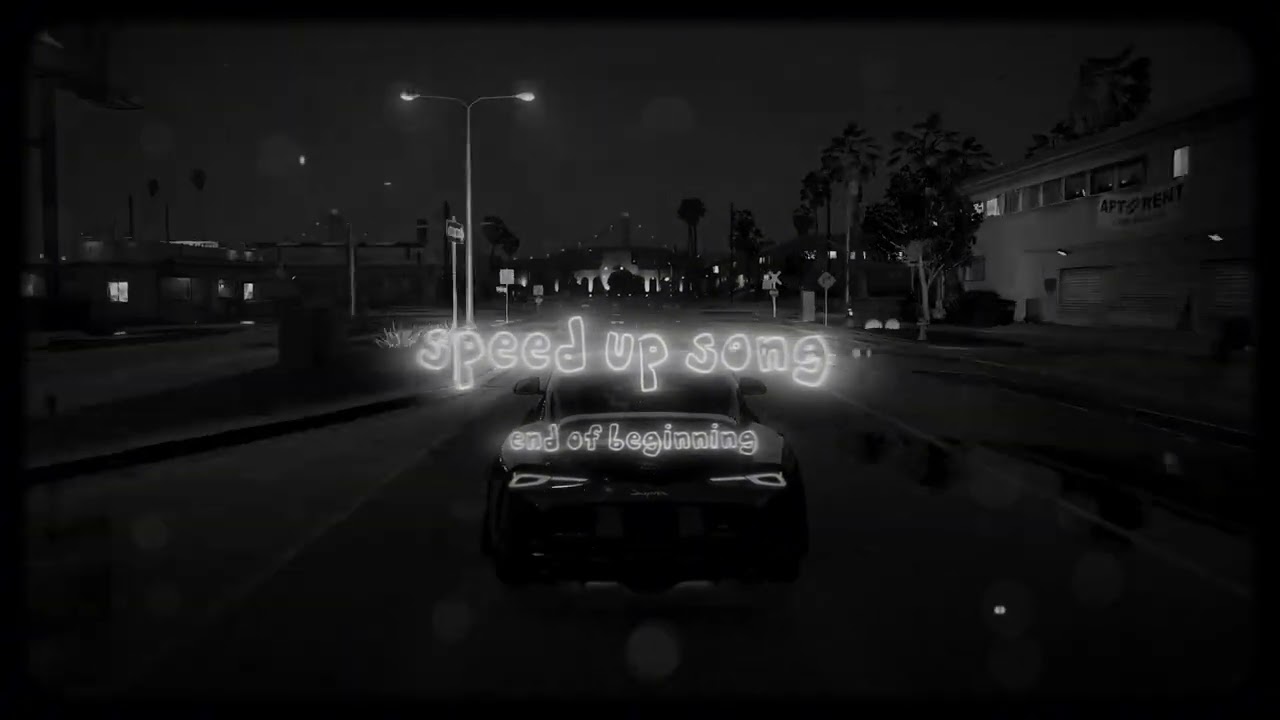djo - end of beginning (teardropoff remix) // sped up + reverb