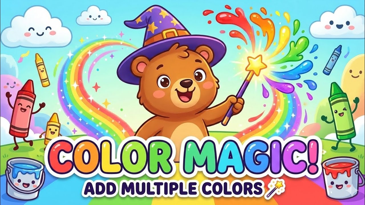 Colour magic ✨ Cartoon For kids 