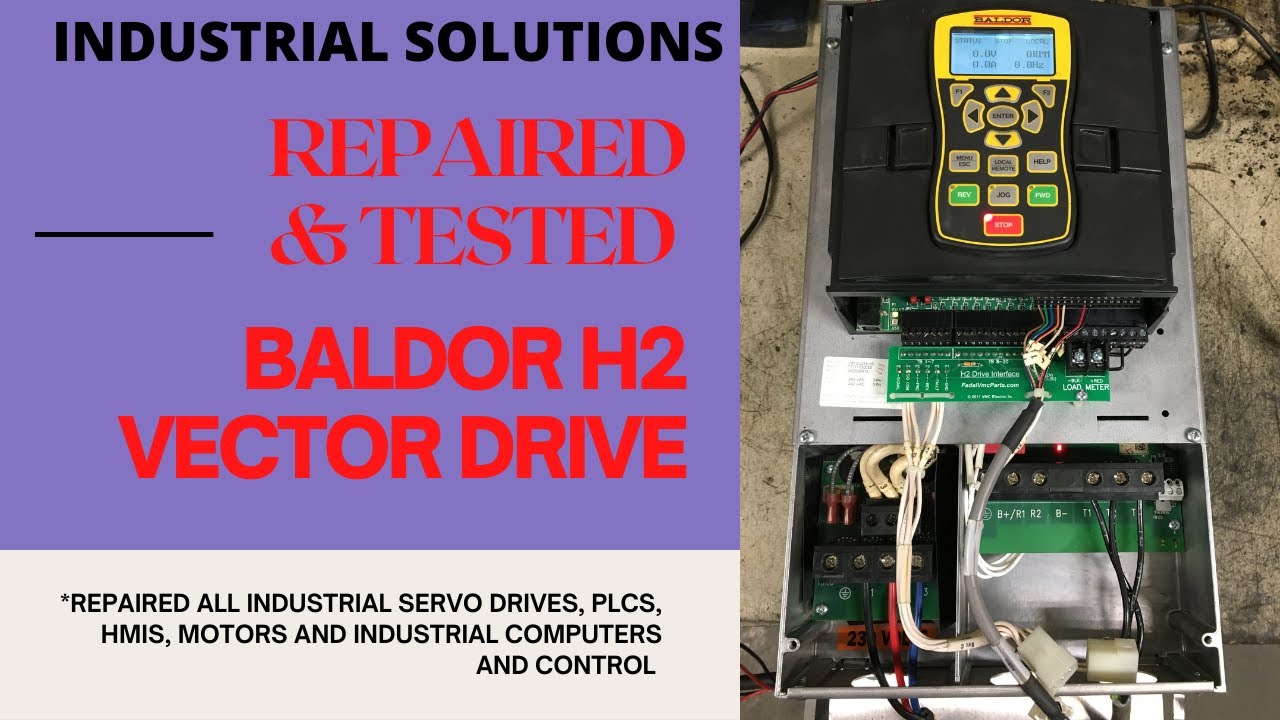 BALDOR H2 VECTOR DRIVE 20HP 230VAC ***REPAIRED & TESTED***