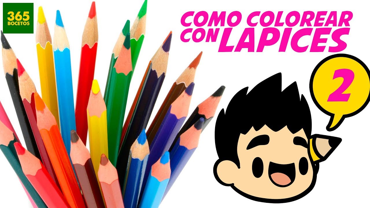 COMO COLOREAR CON LAPICES DE COLORES - tips para pintar con colores de madera