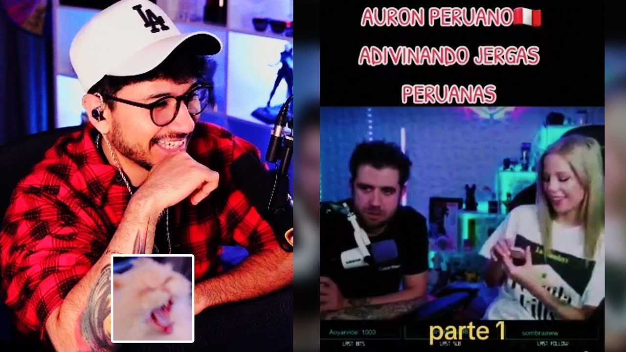 Zein REACCIONA a AuronPlay y Biyin APRENDIENDO JERGAS PERUANAS