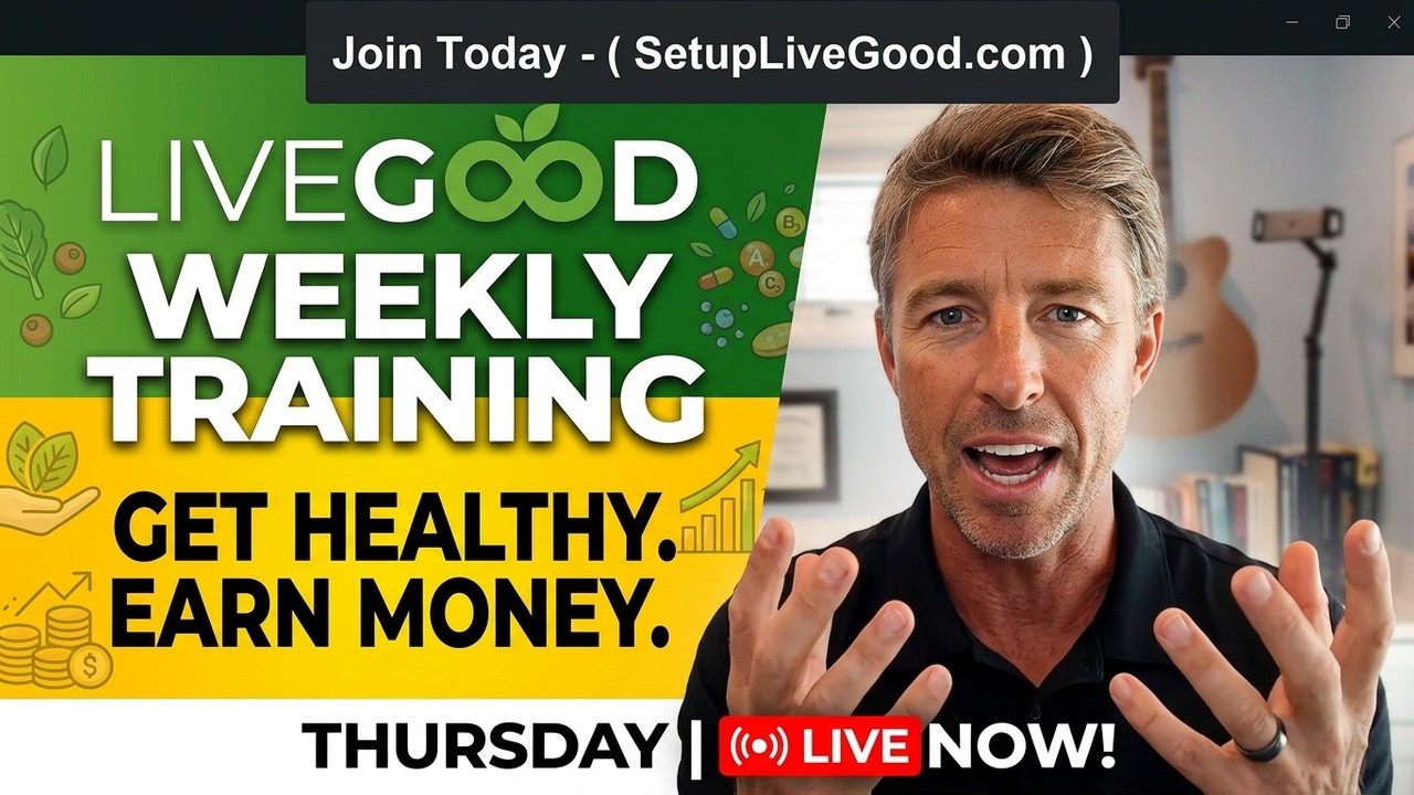 Еженедельный тренинг LiveGood: зарабатывайте деньги и будьте здоровы