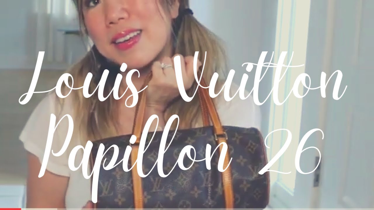 LOUIS VUITTON PAPILLON 26 | REVIEW & WHAT FITS IN IT | MOD SHOTS