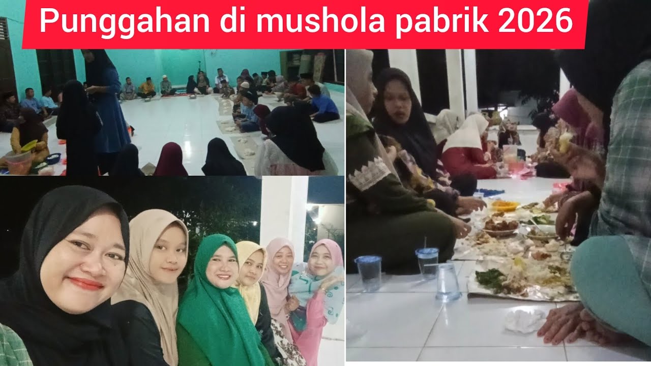Punggahan di mushola pabrik 2026