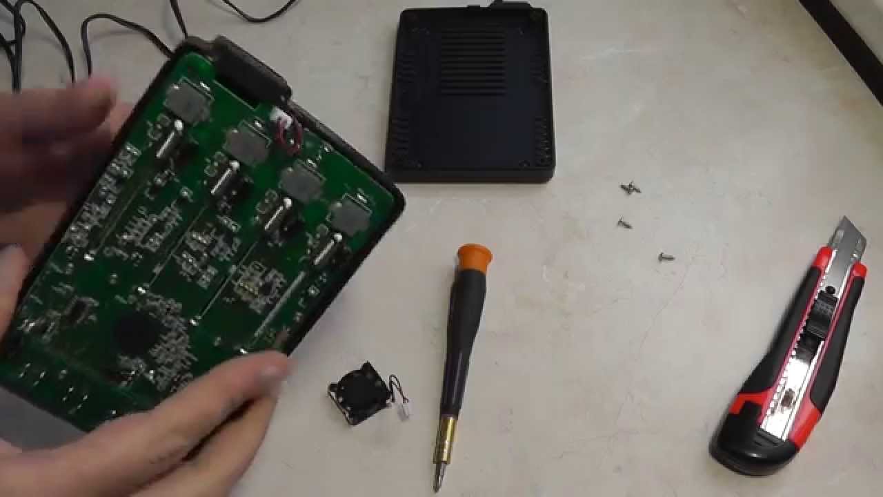 Замена кулера в Opus BT-C3100 Liion NiCd NiMH Battery Charger