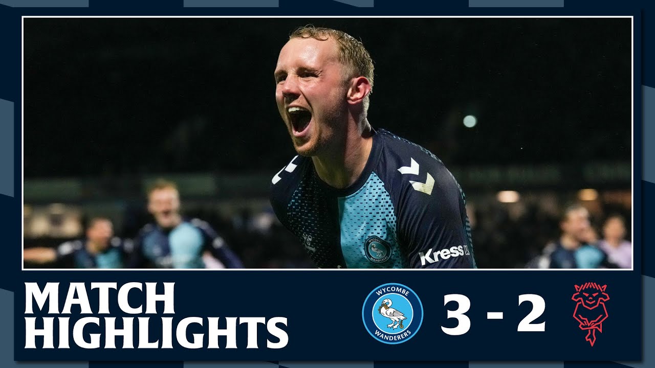 Match Highlights: Wycombe Wanderers 3 - 2 Lincoln City