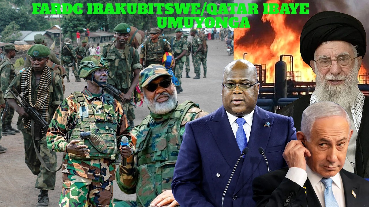 FARDC IHUYE N'AKAGA DRONE YA M23 IRABAMAZE,TRUMP NA QATAR MU MAZI ABIRA IRAN IBAHAYE GASOPO,RDF ....