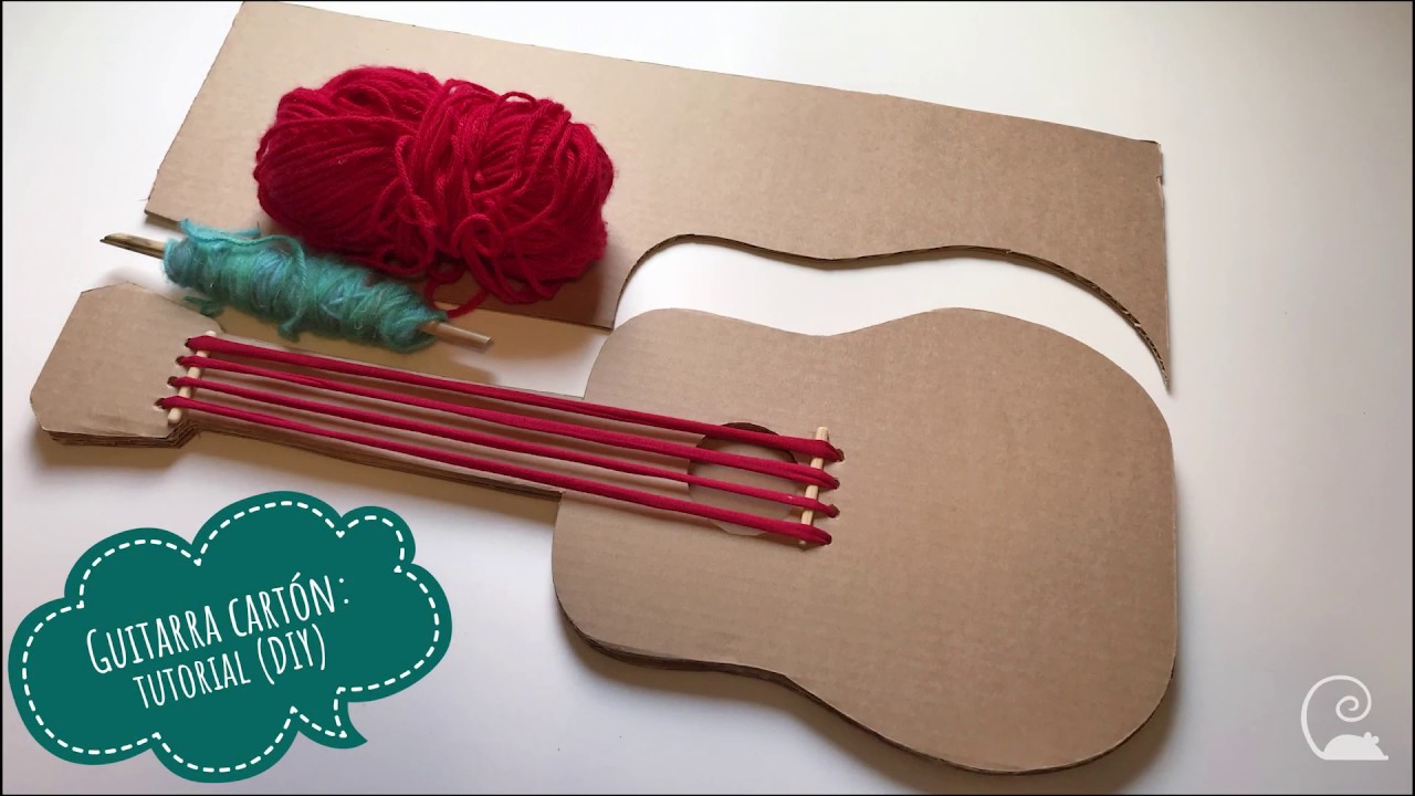 Guitarra de cartón-tutorial (DIY): Concejalía Educación Ayuntamiento de Mutxamel.