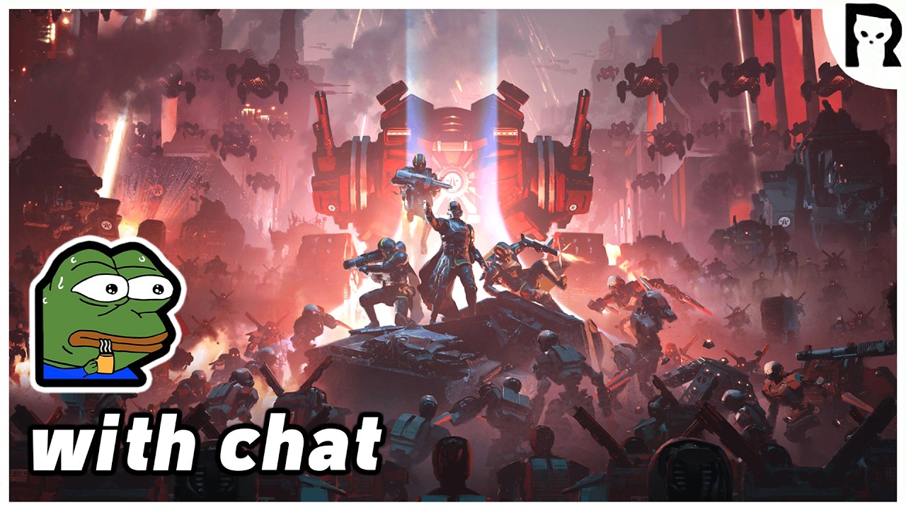 Lirik, CohhCarnage play Helldivers 2 - Machinery of Oppression Update