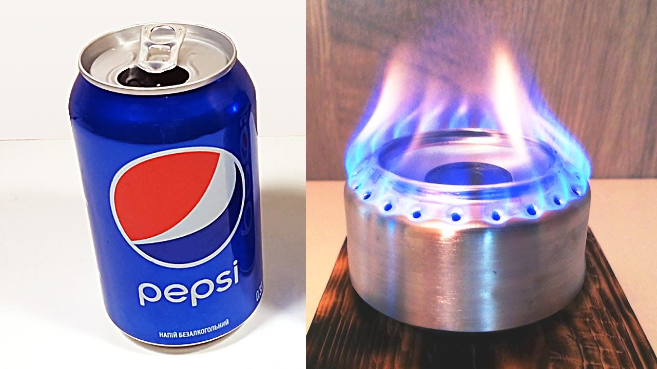 How to Make a Powerful Alcohol Mini Stove from Soda Cans | DIY Camping Hack