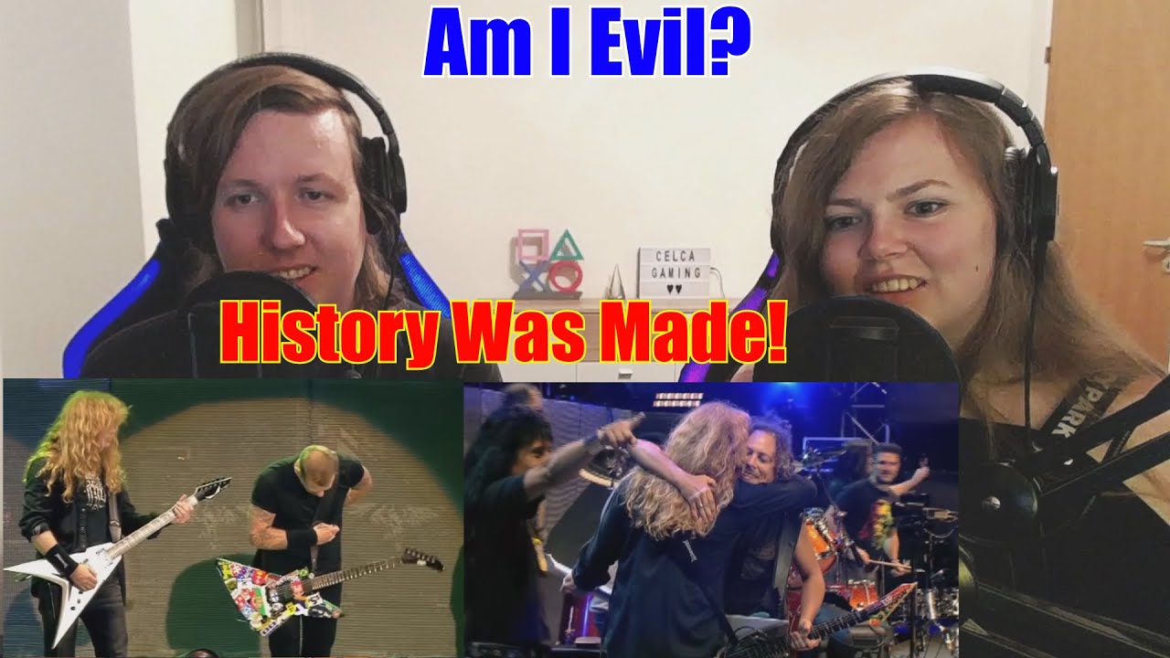 Couple First Reaction To - Metallica (The Big 4) - Am I Evil? [Live]
