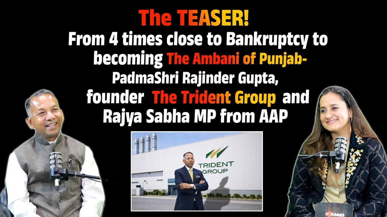 PadmaShri Rajinder Gupta, founder The Trident Group and Rajya Sabha MP from AAP