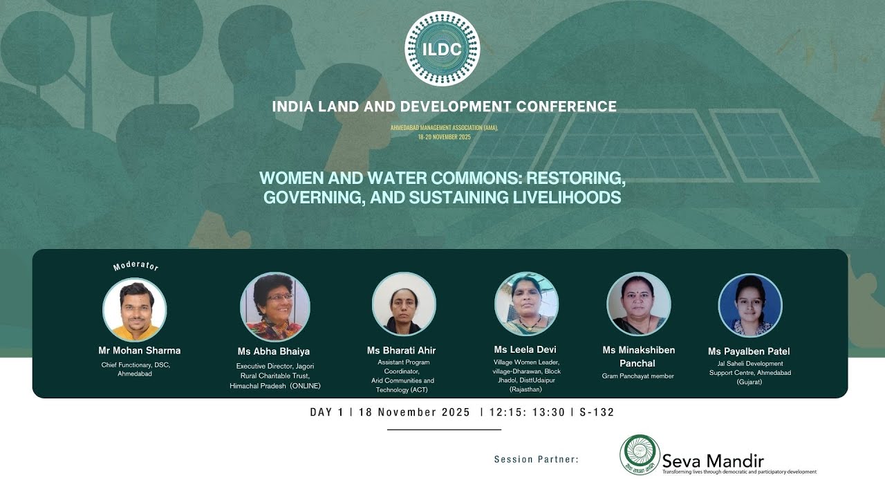 Session Code 132- Women and Water Commons: Restoring, Governing, and Sustaining Livelihoods