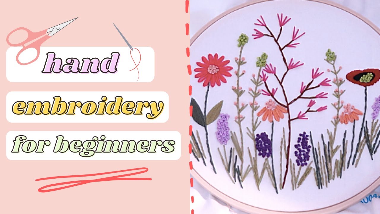 New! Hand Embroidery for Beginners using a Starter Kit a great new Hobby to try!