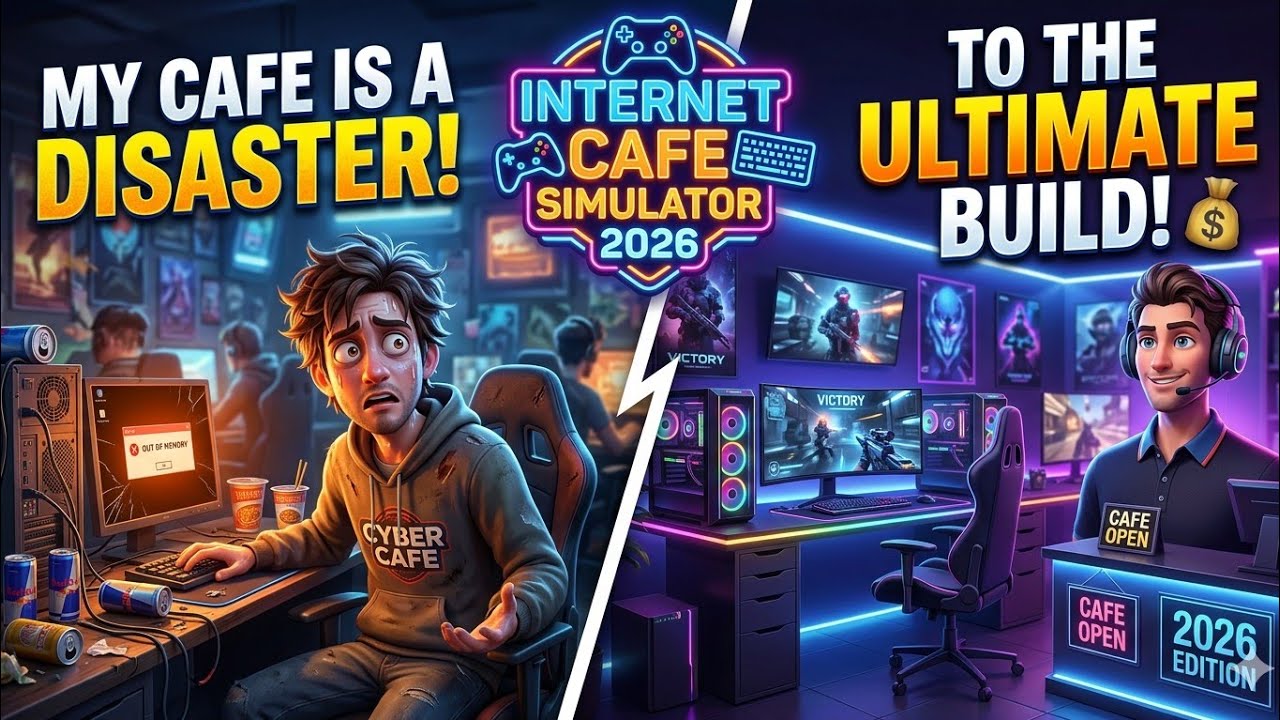  NEW 2026 Update 😱Testing the Best Gaming PCs in Internet Cafe Simulator my subscribe please 