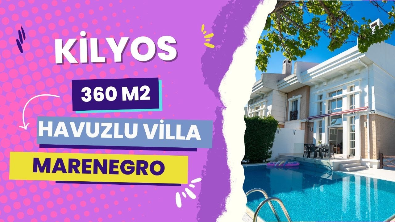 KW Team Maral'dan Marenegro Sitesi'nde Orman Manzaralı Yenilenmiş Satılık Villa