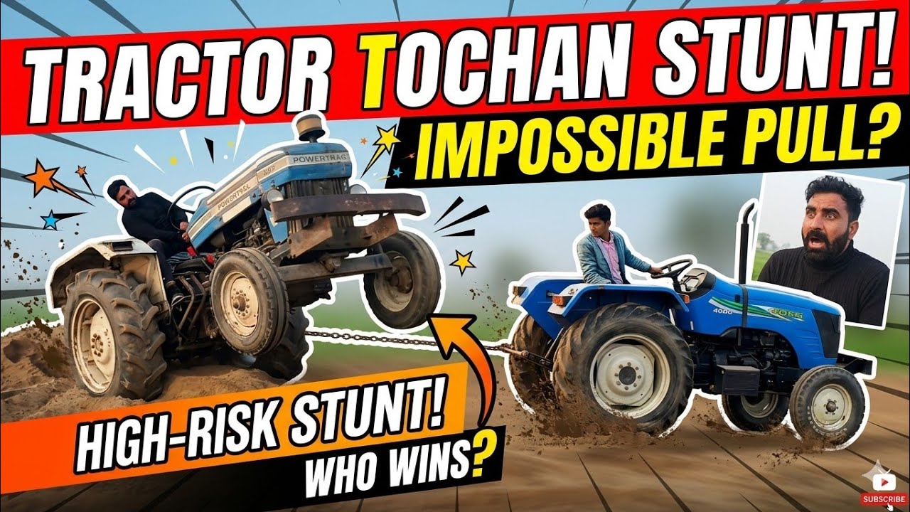 Ajj to stunt  कर दिया ☠️🤬 tractor fas ga 😂🥷 Dono 🥲 #nishudaswal #trending #explore #farming 