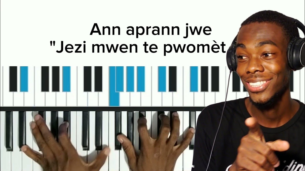 Ann aprann jwe_Jezi mwen te pwomèt ou #tutopiano #aprannjwepiano
