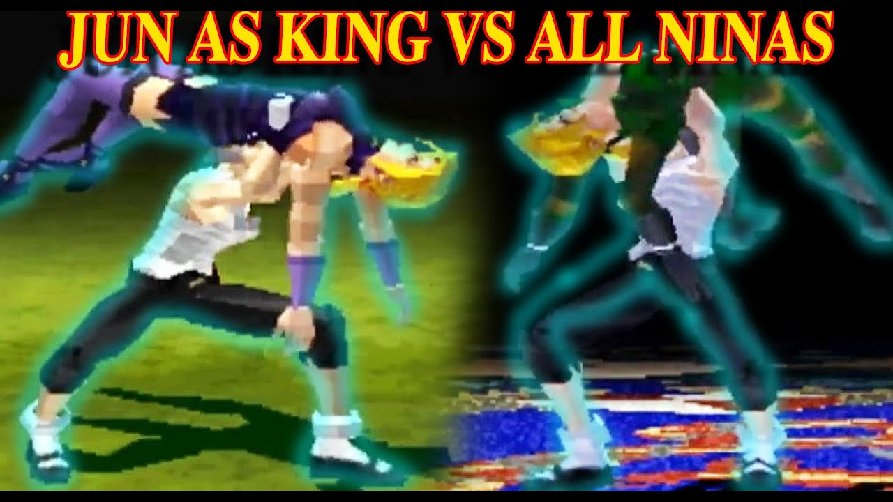 [TAS] Jun As King Vs All Ninas - Tekken 2 (Requested)