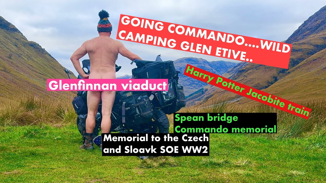WILD CAMPING IN SCOTLAND BY MOTORBIKE || FREEDOM IN THE HIGHLANDS 