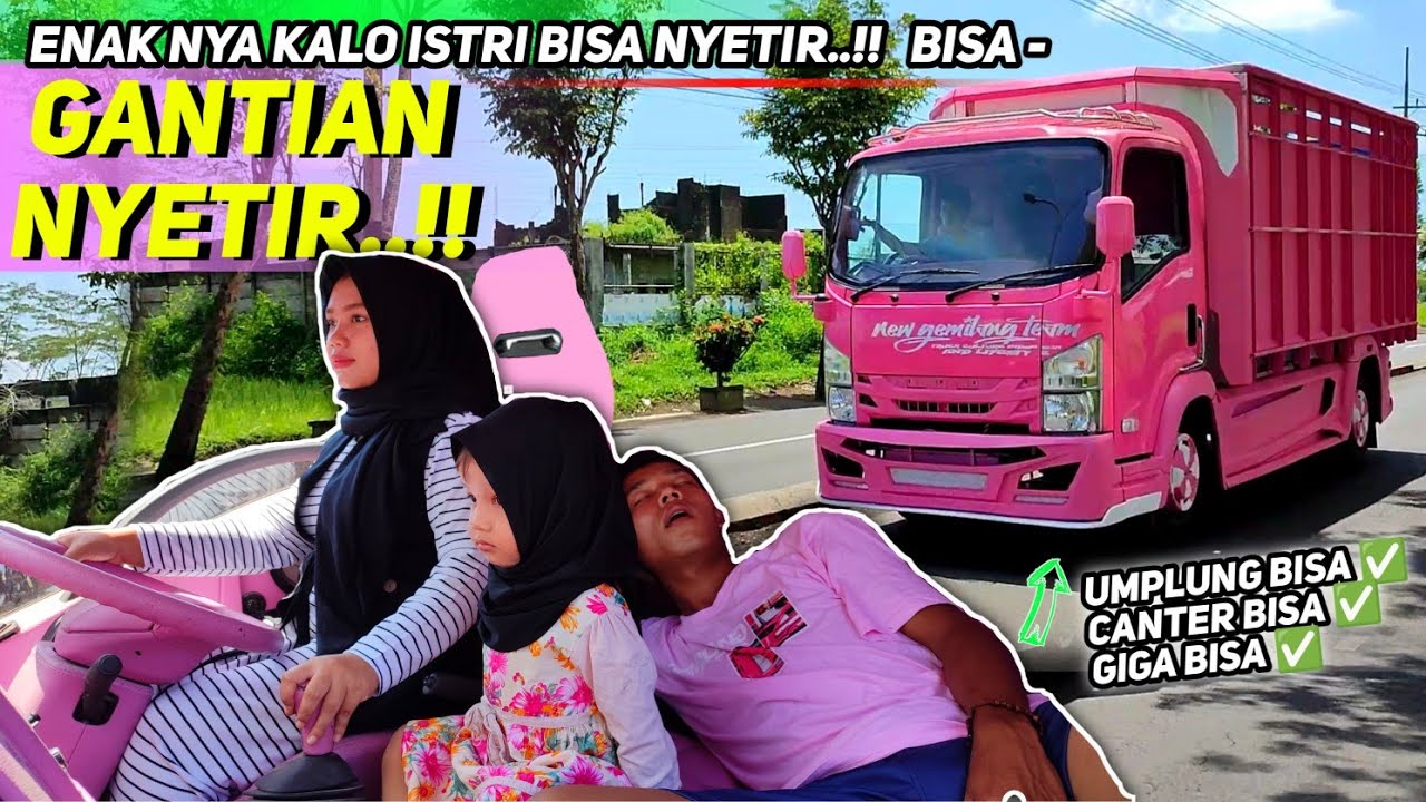 🔴SUAMI MOLOR..!!TINGGAL NYOBAIN TRUCK FUSO NANTI..😱😱!! Semua macam truck sudah LIHAY