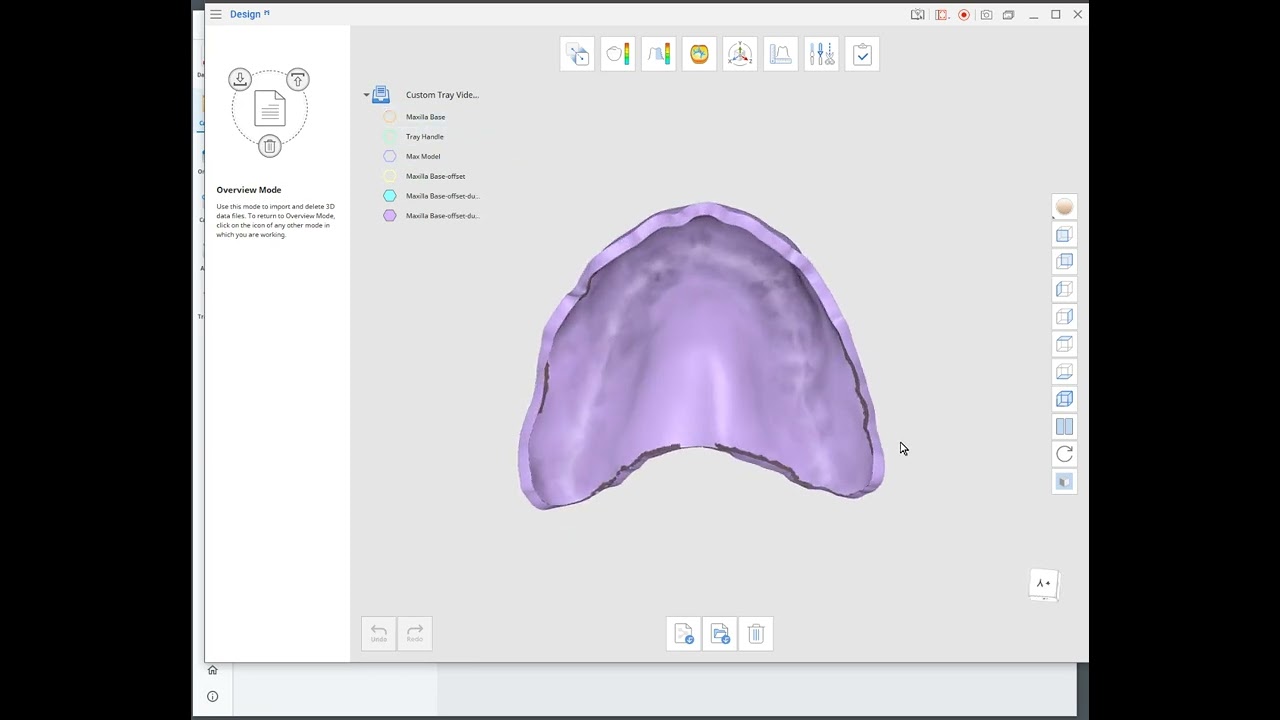 How to create a Custom Tray in Medit Design