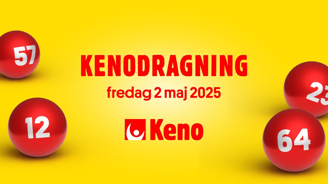 Keno fredag 2 maj 2025 | Kenodragningen
