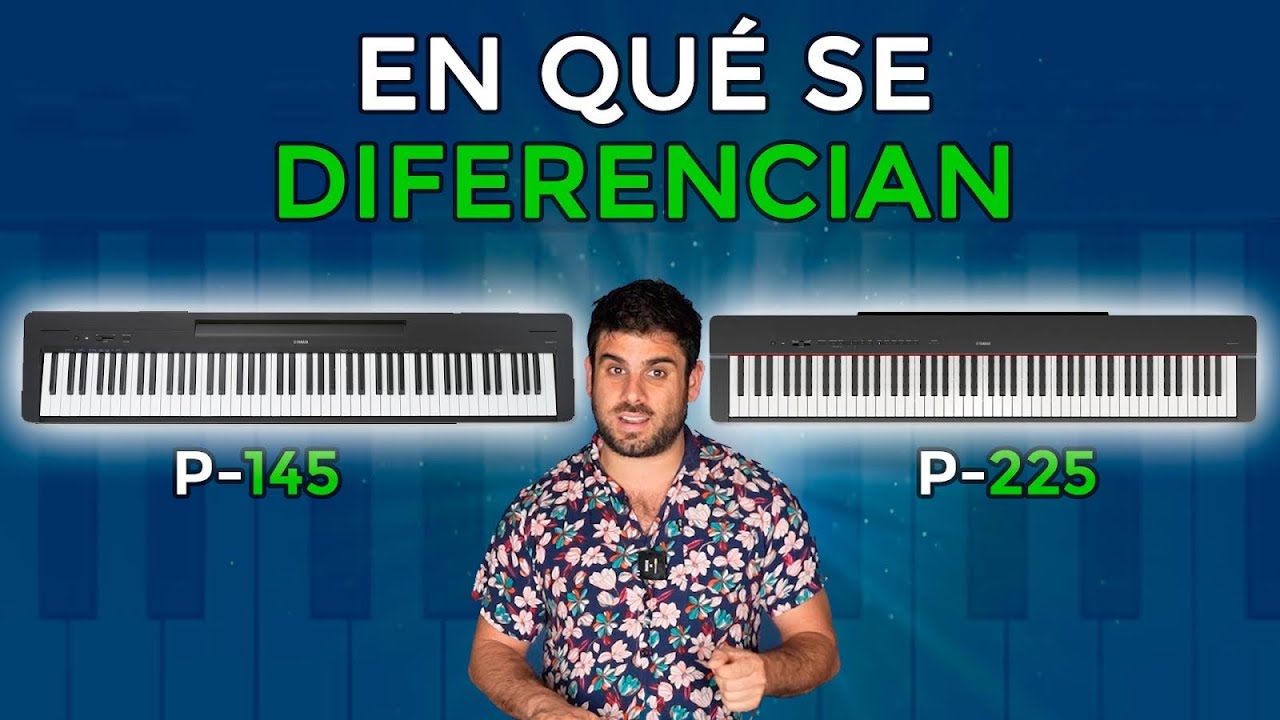 Yamaha P145 vs P225 Conoce a los sucesores de los míticos pianos P45 y P125