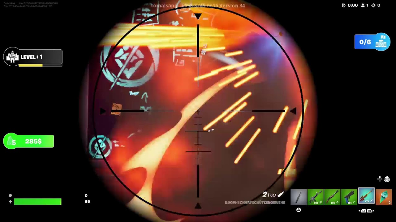 Ich spiele Fornite mit Freunden