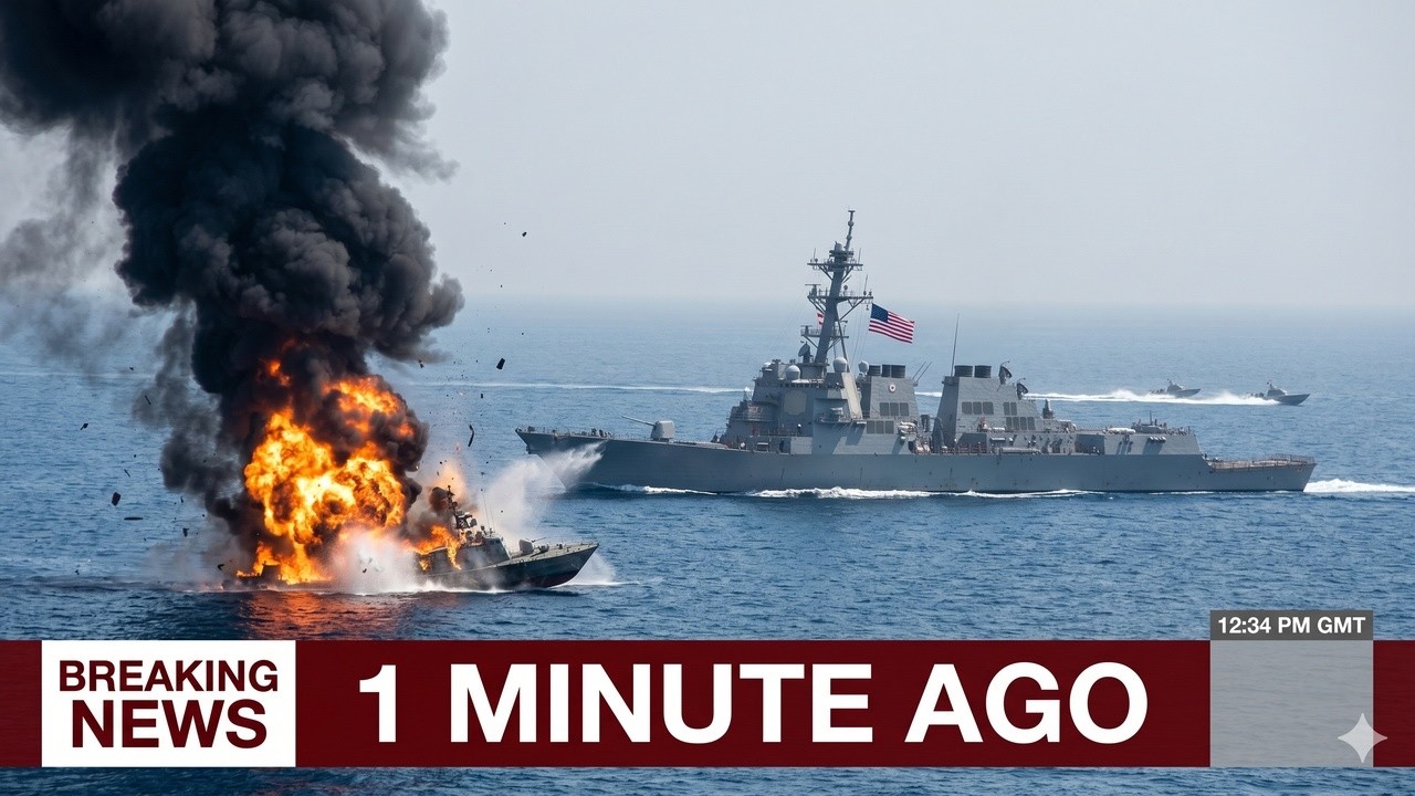 Iranian Boats Rushed a U.S. Destroyer in the Strait of Hormuz &mdash; The Response Was Brutal