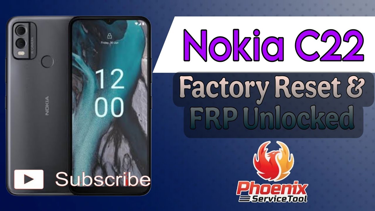 Nokia C22 TA 1533 Factory Reset & Frp By Phoenix Service Tool 2024