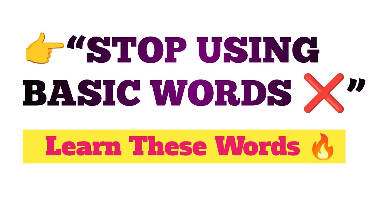 Stop Using Basic English ❌ Learn 10 Powerful Daily Use Words With Meaning