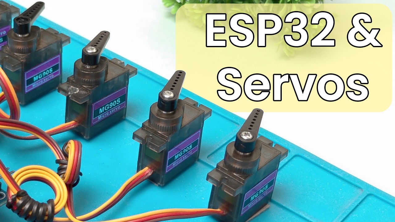 Как управлять сервомоторами с помощью ESP32 | От начального уровня до веб-управления | С помощью ...