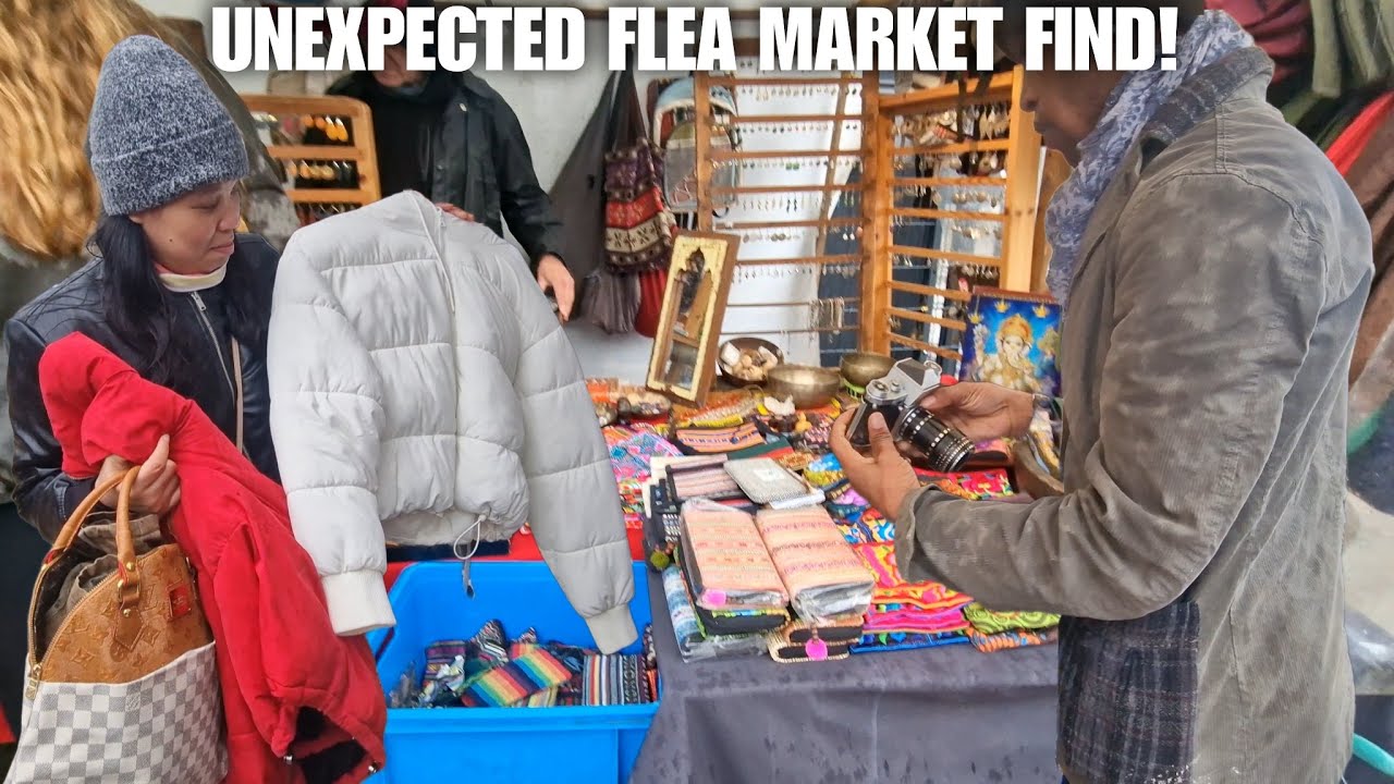 RAW Flea market in Friedrichshain - We Almost Bought Her Entire Fashion Flea Market Table! Thrifting