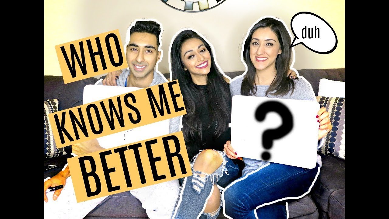 WHO KNOWS ME BETTER CHALLENGE - BRO VS SIS - **SHOCKING**