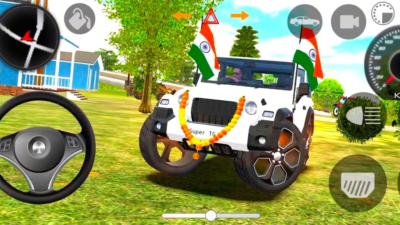 Modified Mahindra Thar😈Games:India Waite Thar  (Gadi Wala) Car Game Android Game -#2026 