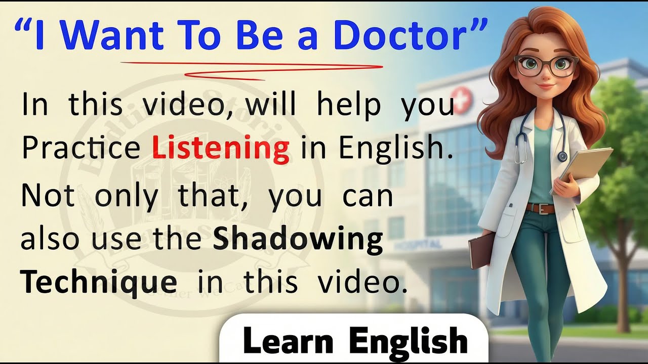 Improve Your English Speaking and Reading Out Loud With This Shadowing Practice ✅Level3