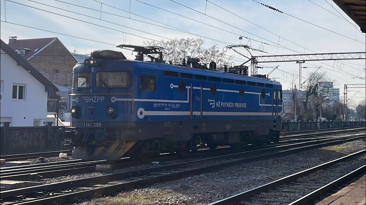 Vlakovi na Glavnom kolodvoru///Trains in Zagreb Glavni kolodvor, February 2023.