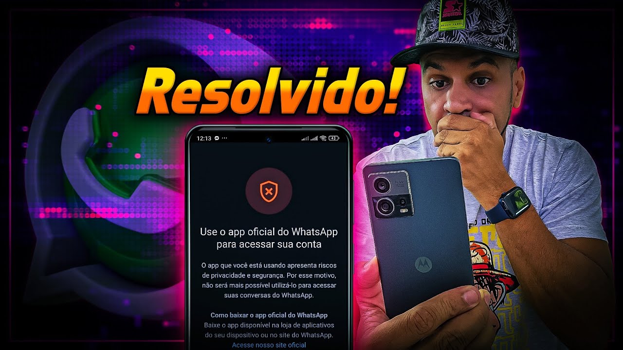 Como RECUPERAR CONTA do Whatsapp Banida por causa do Whatsapp GB e Plus - 2024